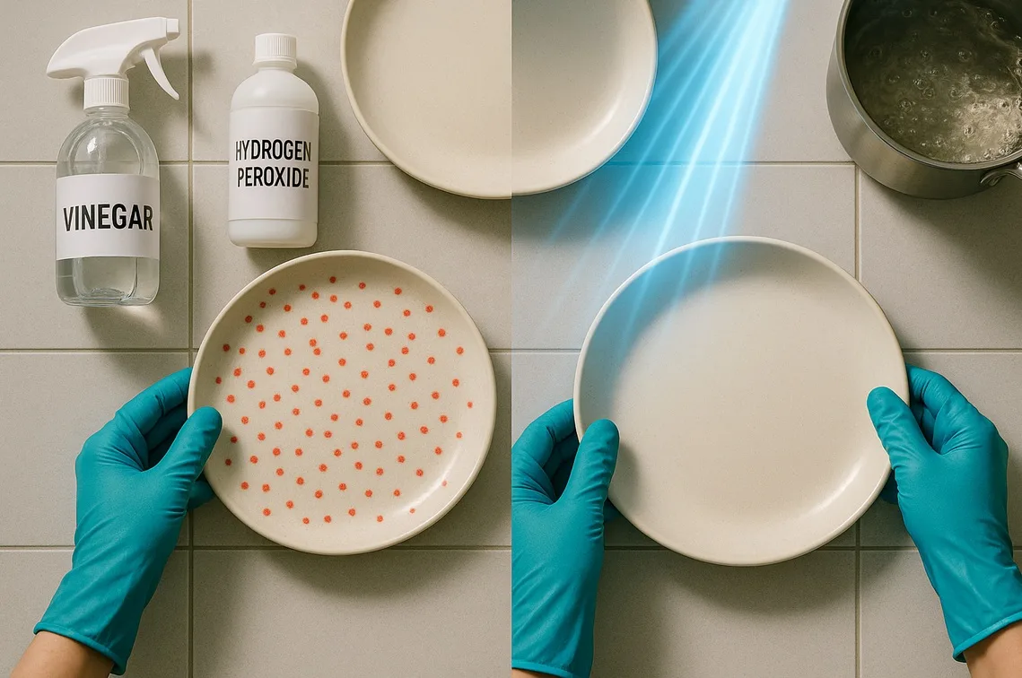 Germ-Free Plates: The Right Way to Sanitize Dishes Naturally